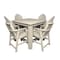 Highwood Usa Hamilton 5pc Square Counter Height Outdoor Patio Furniture Dining Set AD-CNA44-WAE - alternate 1